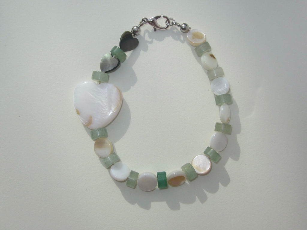 AVENTURINE & SHELL - BRACELET