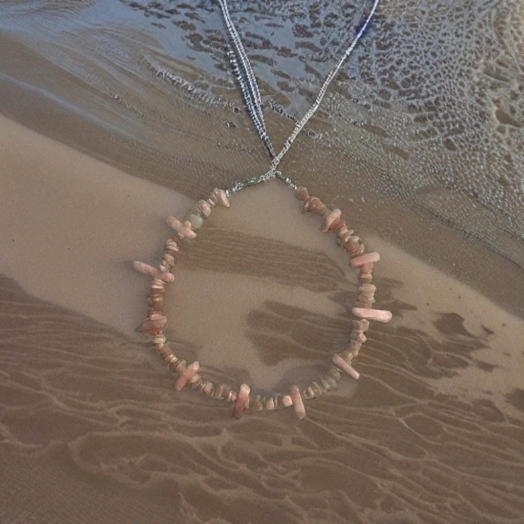 SUNSTONE & PINK OPAL