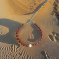 CARNELIAN & LAVA STONE - CHOKER