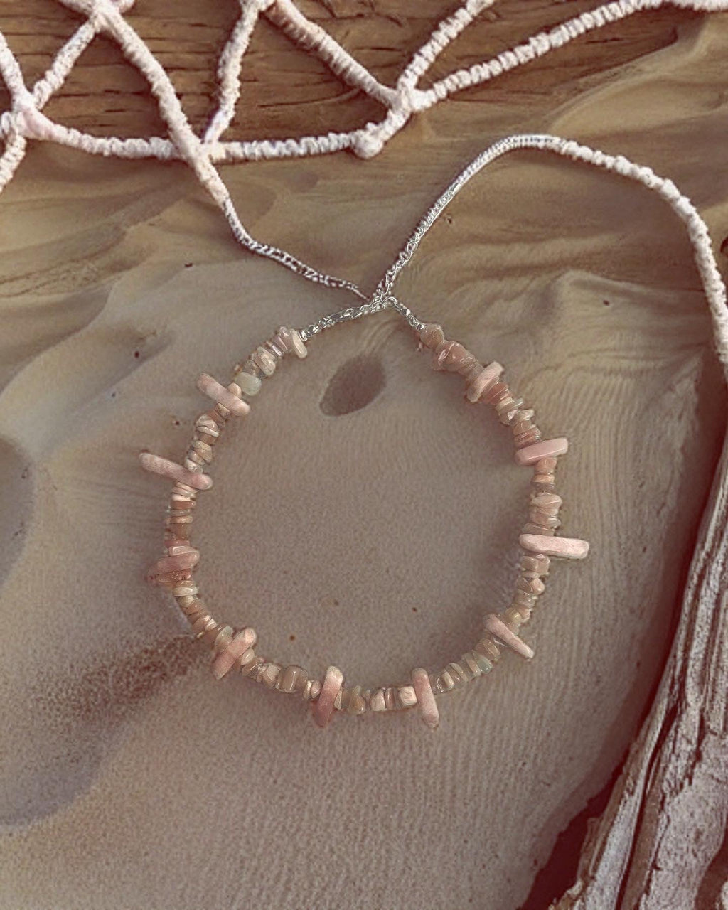 SUNSTONE & PINK OPAL