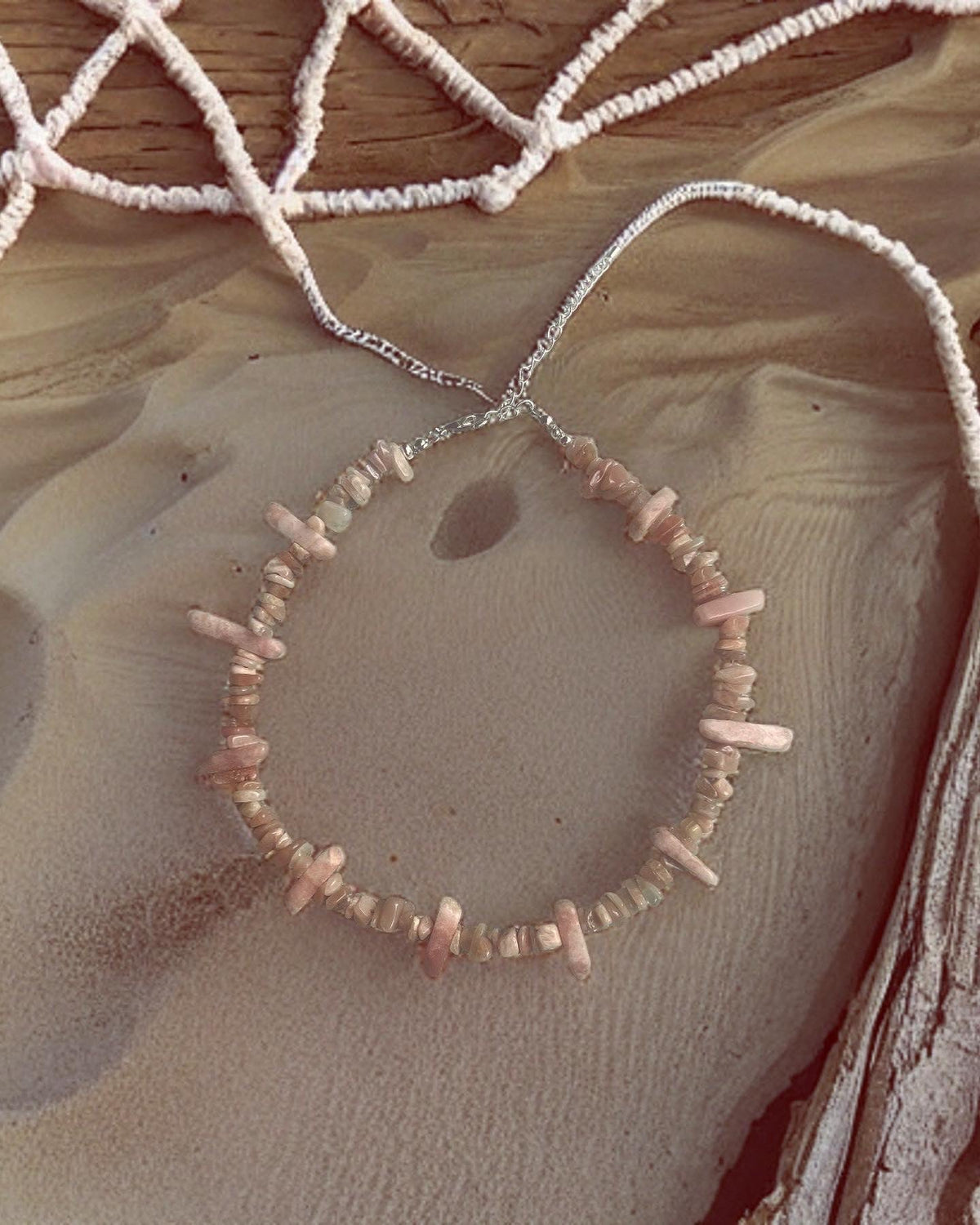 SUNSTONE & PINK OPAL