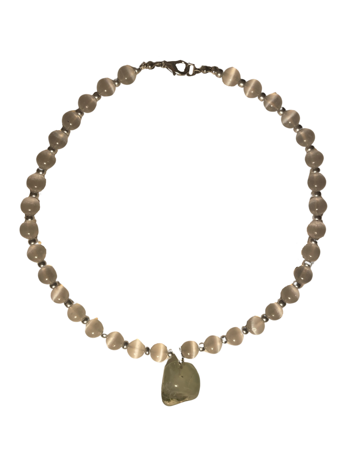 SELENITE & PREHNITE - CHOKER