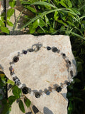 BLACK TOURMALINE & SELENITE - CHOKER