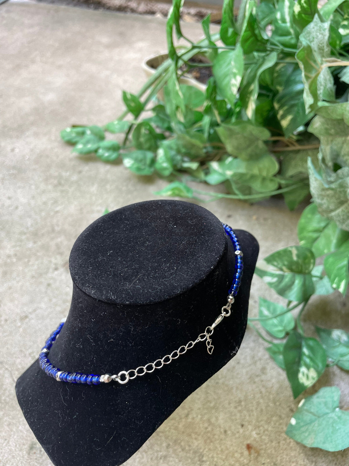 PEARLY BLUE - CHOKER